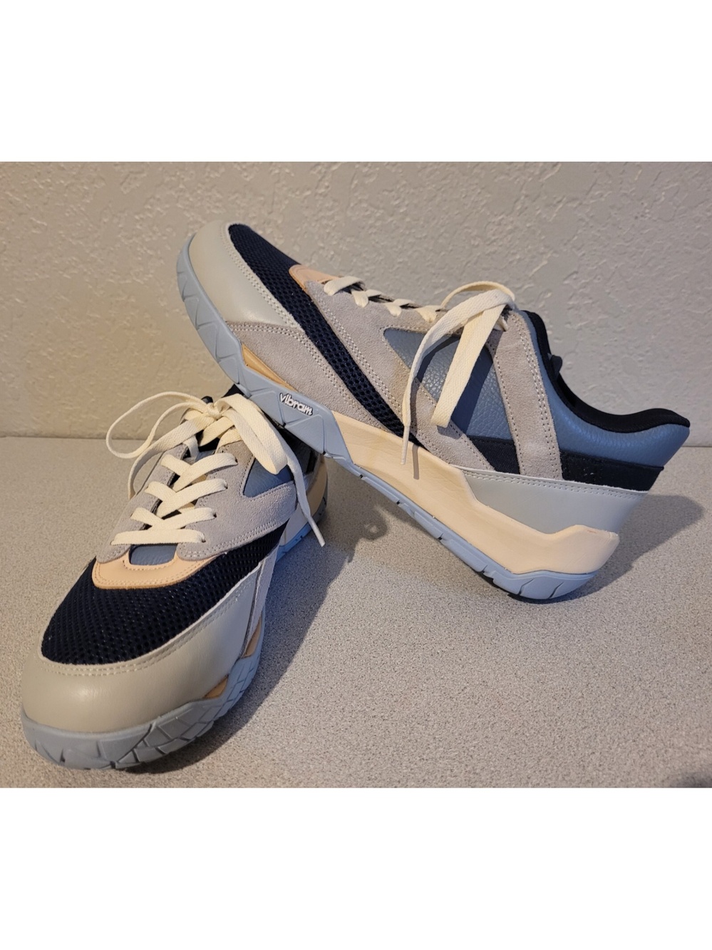 NEW SOLE SAVY MEN'S LACE UP SNEAKERS/SHOES, GARRIXON, VIBRAM, SIZE 12